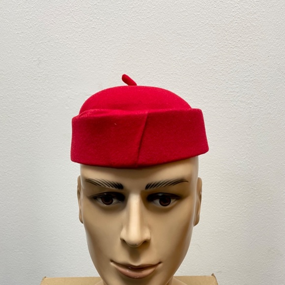 Igbo Cap, Traditional Cap, Igbo Nze Cap, Traditional Cap, Nigerian Red Cap - Picture 2 of 3